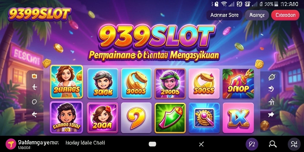 Tampilan gameplay menarik dari 9399SLOT dengan tema slot beragam.