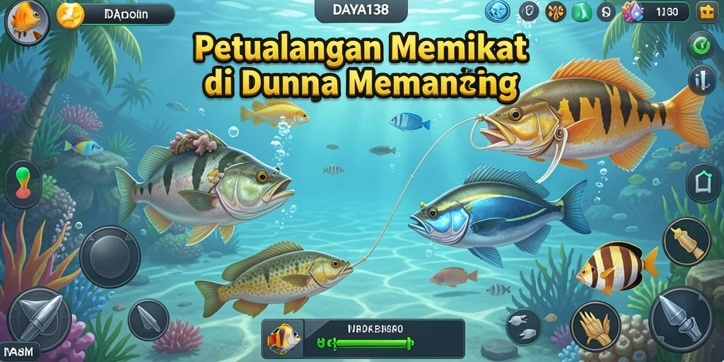 Tampilan seru gameplay memancing di DAYA138.