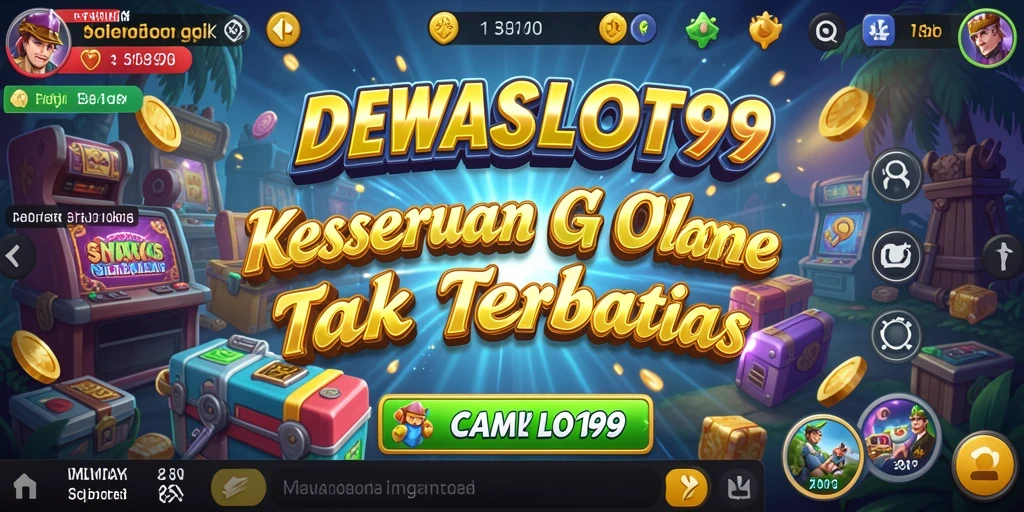Tampilan gameplay menarik dari DEWASLOT99 yang penuh warna.