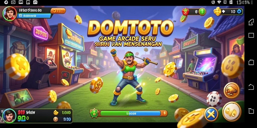 Tampilan gameplay seru dari DOMTOTO yang menantang.