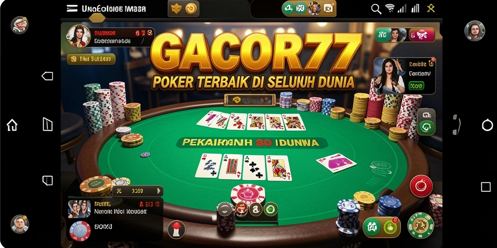 Tampilan menarik dengan gameplay seru di GACOR77.