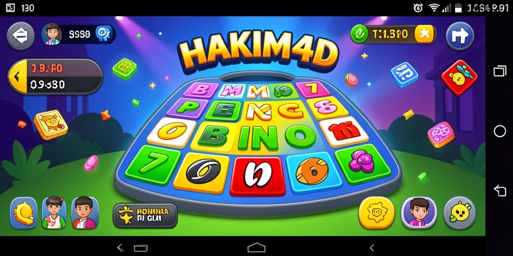 Tampilan gameplay HAKIM4D yang seru dan interaktif saat bermain Bingo.