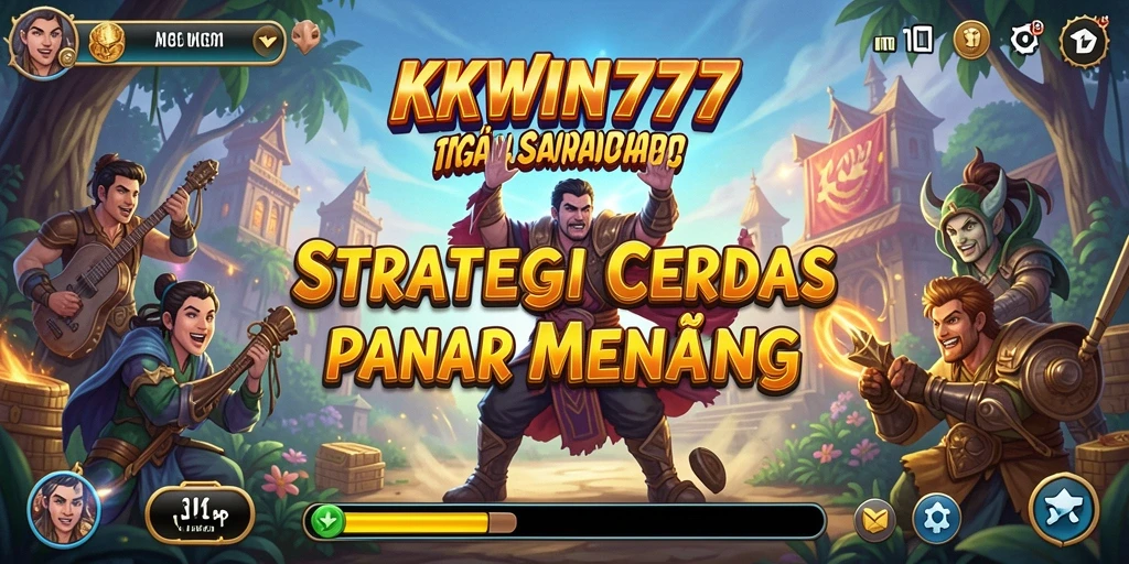 Screenshot gameplay KKWIN777 menampilkan pertarungan strategi yang mendebarkan.