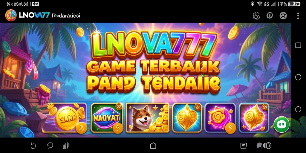 Tampilan menarik gameplay LNOVA777 yang menggembirakan.