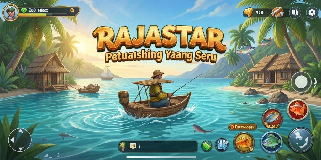 Tangkapan ikan terbesar dalam permainan RAJASTAR.