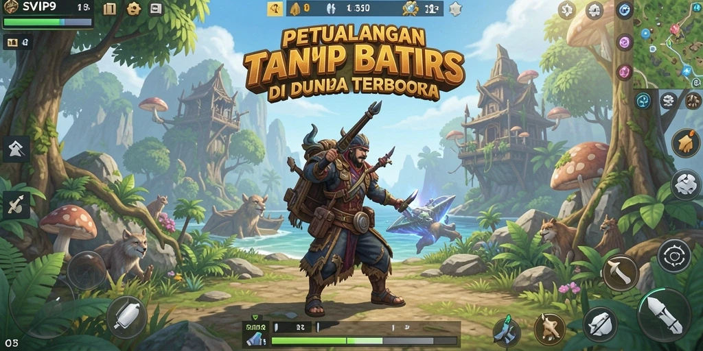 Tampilan gameplay Open World yang mendebarkan di SVIP9.