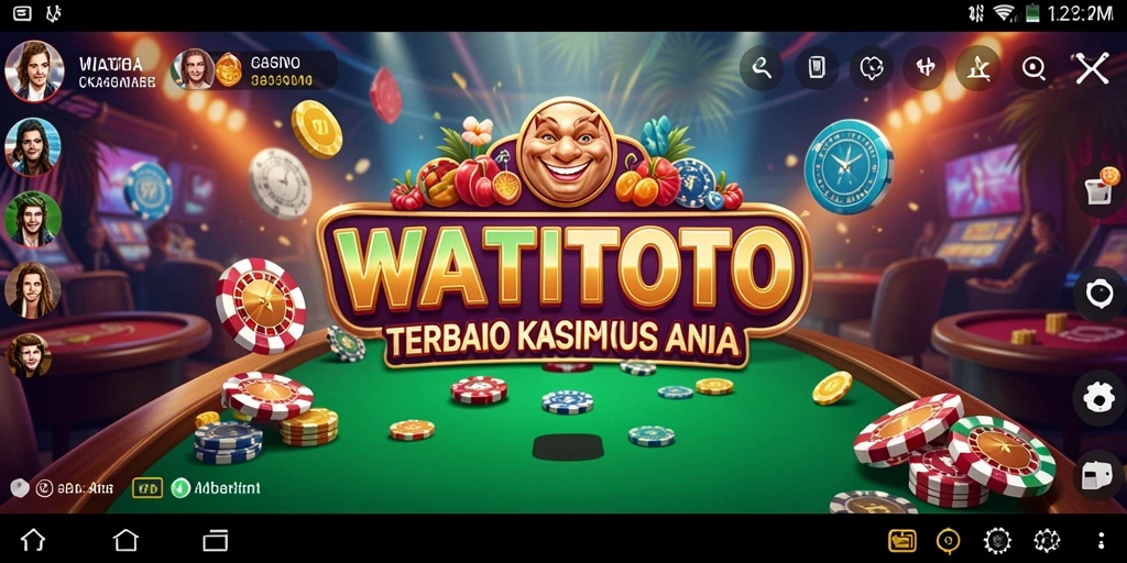 Tampilan gameplay yang seru dan menarik dari WATITOTO.