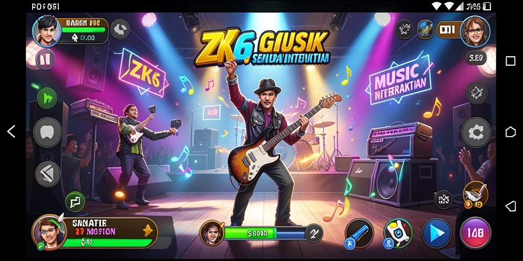 Tampilan gameplay ZK6 yang interaktif dan menyenangkan.