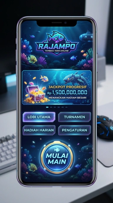 Proses pengunduhan aplikasi mudah dan cepat di rajampo.